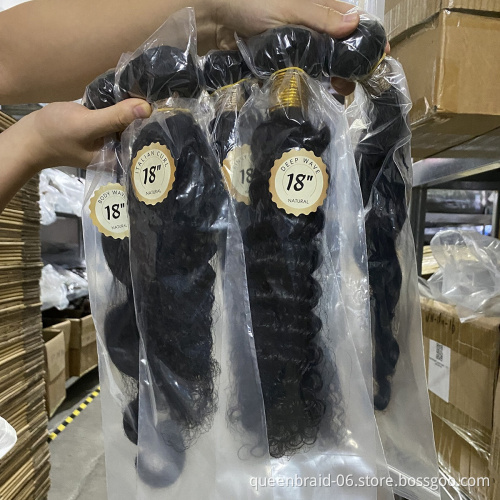 100% Unprocessed Virgin Brazilian Human Hair Brazilian Body Wave Hair Extensions Grade Remy Human Hair Bundles Natural Black 1B#
